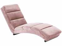 Relaxsessel SALESFEVER Sessel Gr. Samtvelours, B/H/T: 60 cm x 82 cm x 170 cm, rosa