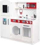 Spielk&uuml;che ROBA "Wei&szlig;", rot (wei&szlig;, rot), Spielk&uuml;chen, KinderB:80cm H:86cm T:29cm,