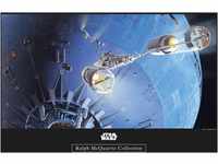 Komar Poster "Star Wars Classic RMQ Death Star Attack", Star Wars, (1 St.)