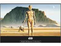 Komar Poster "Star Wars Classic RMQ Droids", Star Wars, (1 St.), Kinderzimmer,