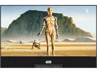 Komar Poster "Star Wars Classic RMQ Droids", Star Wars, (1 St.), Kinderzimmer,