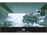 Komar Poster "Star Wars Classic RMQ Hangar Shuttle", Star Wars, (1 St.),