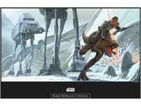 Komar Poster "Star Wars Classic RMQ Hoth Battle Ground", Star Wars, (1 St.),