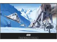 Komar Poster "Star Wars Classic RMQ Hoth Battle Snowspeeder", Star Wars, (1 St.),