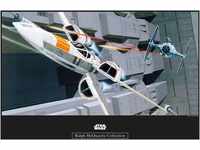 Komar Poster "Star Wars Classic RMQ X-Wing vs TIE-Fighter", Star Wars, (1 St.)