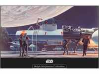 Komar Poster "Star Wars Classic RMQ Yavin Hangar", Star Wars, (1 St.), Kinderzimmer,