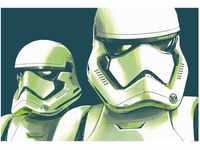 Komar Poster "Star Wars Faces Stormtrooper", Star Wars, (1 St.), Kinderzimmer,