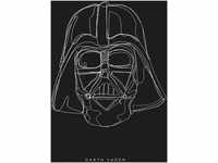 Komar Poster "Star Wars Lines Dark Side Vader", Star Wars, (1 St.),...