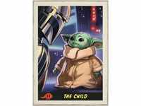 Komar Wandbild "Mandalorian The Child Trading Card", Disney-Star Wars, (1 St.)