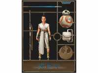 Komar Poster "Star Wars Toy Rey", Star Wars, (1 St.), Kinderzimmer,...