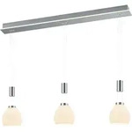 LED Pendelleuchte "SAM", nickelfarben matt, chromfarben abgesetzt, 4, 1 Stk.,...