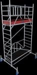 Fahrger&uuml;st KRAUSE "ProTec XS Alu-FaltGer&uuml;st", grau (aluminiumfarben), B:185cm