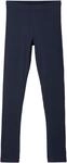 Leggings NAME IT "NKFVIVIAN LEGGING NOOS", M&auml;dchen, Gr. 80, N-Gr, schwarz sapphire,