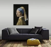 Art for the home Leinwandbild "Meisje met de pare, Jan Vermeer" Art Portrait