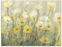 Glasbild ARTLAND "Sommer in voller Blüte II" Bilder Gr. B/H: 60 cm x 45 cm,...