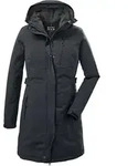Parka KILLTEC "KOW 165 WMN PRK", Damen, Gr. 46, schwarz, Obermaterial: 100%