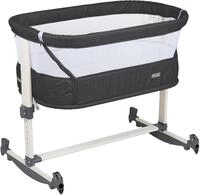 BabyGo Baby-Reisebett "Vivaldi, dunkelgrau" mit Schaukelfunktion; auch als