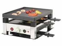SOLIS OF SWITZERLAND Raclette "5 in 1 Table Grill for 4" Raclettes schwarz (schwarz,