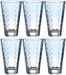 LEONARDO Longdrinkglas "OPTIC" 300 ml, 6-teilig