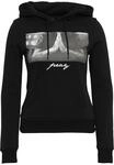 Rundhalspullover MISTERTEE "MisterTee Damen Ladies Pray Hoody", Damen, Gr. XS,
