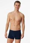 Boxer SCHIESSER "95/5", Herren, Gr. 5, blau (803, blau), Single Jersey, Obermaterial: