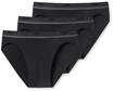 Slip UNCOVER BY SCHIESSER "Slip 3er Pack", Herren, Gr. M, schwarz, Obermaterial: 95%