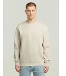 Longpullover G-STAR "Premium Core Sweatshirt", Herren, Gr. S, wei&szlig;bait,