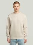 Longpullover G-STAR "Premium Core Sweatshirt", Herren, Gr. S, wei&szlig;bait,
