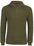 Kapuzenpullover BRANDIT "Pullover Troyer", Gr. XXL, gr&uuml;n (oliv), Obermaterial: 100%