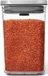 OXO SteeL Vorratsdose "Pop" KLEINES QUADRAT KURZ - 1L