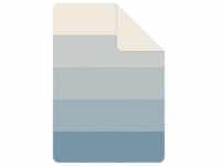 Wohndecke IBENA "Jacquard Decke Salerno" Wohndecken Gr. B/L: 140 cm x 200 cm, blau