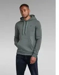 Longpullover G-STAR "Premium Core Hoodie Sweater", Herren, Gr. XS, graphite,