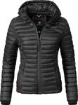 Marikoo Steppjacke "Samtpfote" mit Kapuze ultraleichte &Uuml;bergangsjacke mit Kapuze