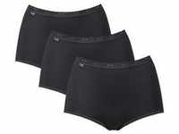 Maxislip SLOGGI "Basic+ Maxi 3P" Gr. 46, 3 St., schwarz (black) Damen Unterhosen