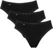 sloggi Taillenslip "24/7 Cotton Lace" 3er Pack, mit edler Spitze und flachen N&auml;hten