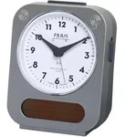 Funkwecker FILIUS ZEITDESIGN, grau (dunkeltitanfarben, grau), Wecker, Funkwecker,