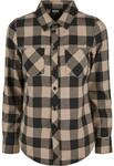 Langarmhemd URBAN CLASSICS "Urban Classics Damen Ladies Turnup Checked Flanell