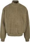 Winterjacke URBAN CLASSICS "Urban Classics Herren Boxy Sherpa Jacket", Herren, Gr. S,