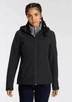 Softshelljacke ICEPEAK "BRENHAM", Damen, Gr. 42, schwarz, Softshell, Obermaterial: