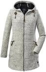Fleecejacke "GW 444 WMN PRK", Damen, Gr. 36, beige (naturwei&szlig;), Oberseite: 70%