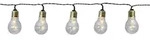 LED-Lichterkette "Glow", gold (transparent), Dioden 10 Stk. Flammen 5 Stk.,