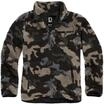 Sweatjacke BRANDIT "Brandit Herren Teddyfleece Troyer", Damen, Gr. M, schwarzcamo,