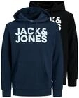 Jack & Jones Kapuzensweatshirt "JJECORP LOGO SWEAT HOOD 2PK MP NOOS", 2 Stk.