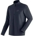 Fleecepullover MAIER SPORTS "Dennis", Herren, Gr. 54, blau (dunkelblau), 100%