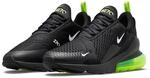 Sneaker NIKE SPORTSWEAR "AIR MAX 270 ESS", Herren, Gr. 44,5, schwarz, wei&szlig;, volt,
