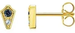 Paar Ohrstecker THOMAS SABO "Royalty dunkelblauer Stein, H2210-667-1, H2210-960-1",