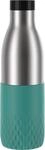 Emsa Trinkflasche "Bludrop Sleeve" Edelstahl/Silikon, Quick-Press, 12h warm/24h k&uuml;hl