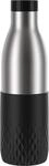 Emsa Trinkflasche "Bludrop Sleeve" Edelstahl/Silikon, Quick-Press, 12h warm/24h k&uuml;hl
