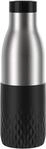 Emsa Trinkflasche "Bludrop Sleeve" Edelstahl/Silikon, Quick-Press, 12h warm/24h k&uuml;hl