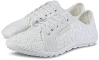 Leguano Barfu&szlig;schuh "AMALFI" mit Fantasy Muster, Freizeitschuh, Halbschuh,
